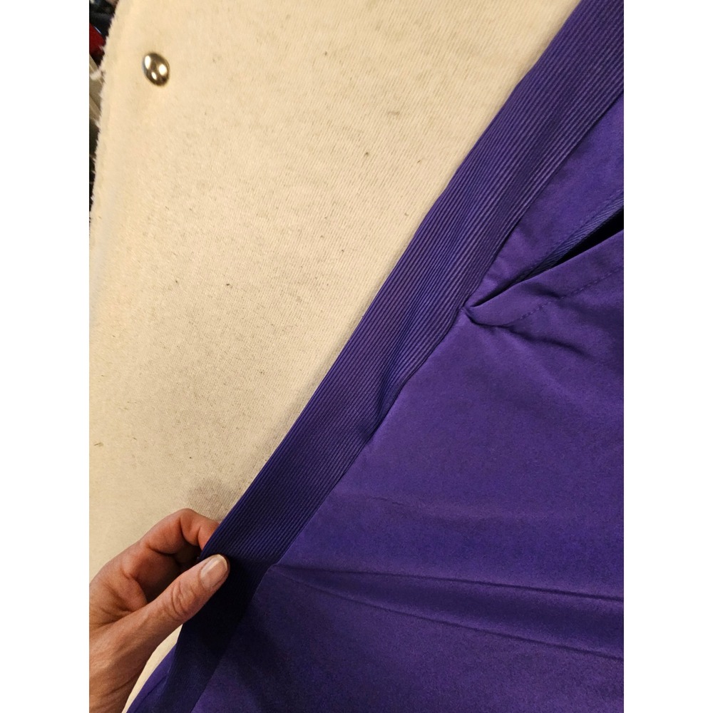 Athleta Womens Purple Ribbed Waist Straight Leg Athletic Pants Size 4 Commuter - Picture 6 of 9